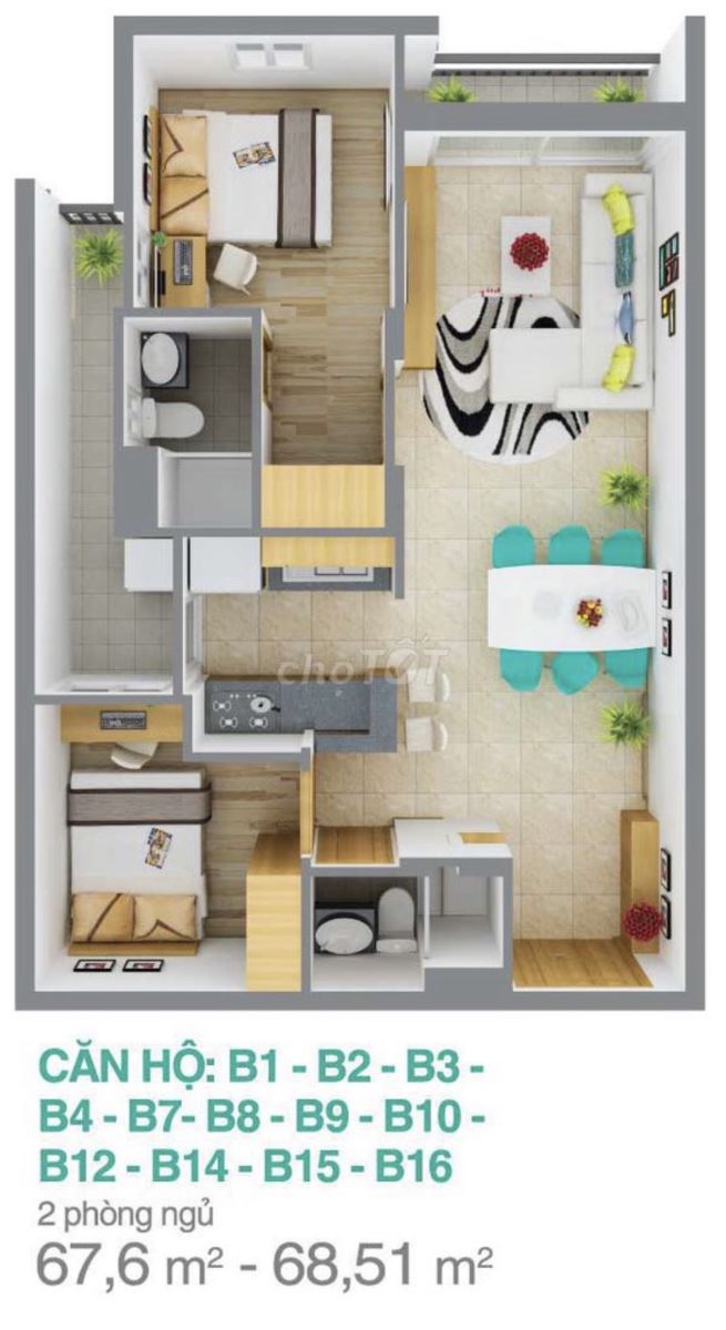 Bán căn hộ chung cư Melody Residences quận Tân Phú