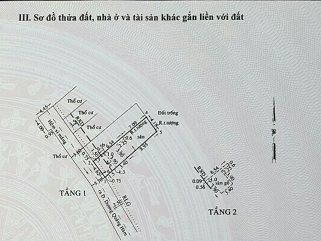 Bán đất đường Dương Quảng Hàm quận Gò Vấp