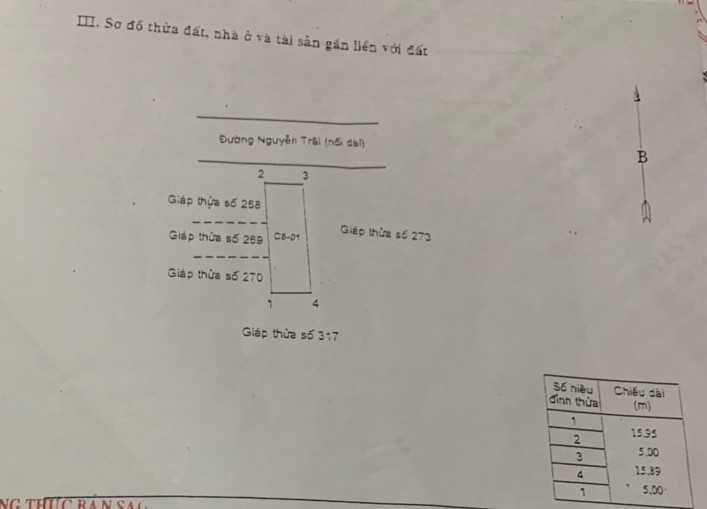 Bán đất đường Nguyễn Trãi tỉnh Bình Thuận