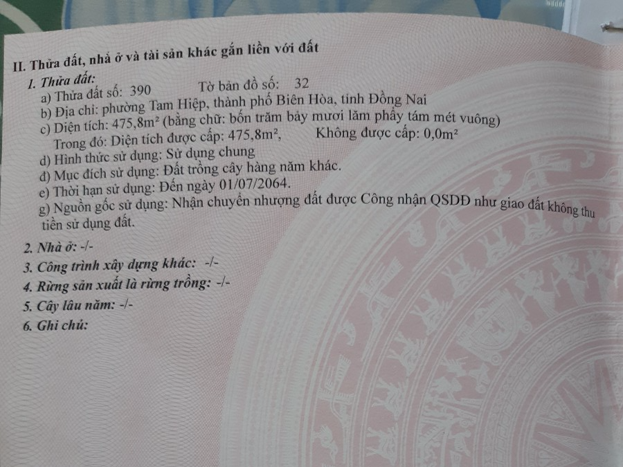 Bán đất đường Phạm Văn Thuận tỉnh Đồng Nai