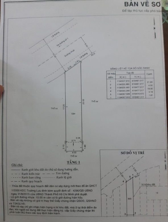 Bán đất Khu Dân Cư Trường Lưu Thành phố Thủ Đức