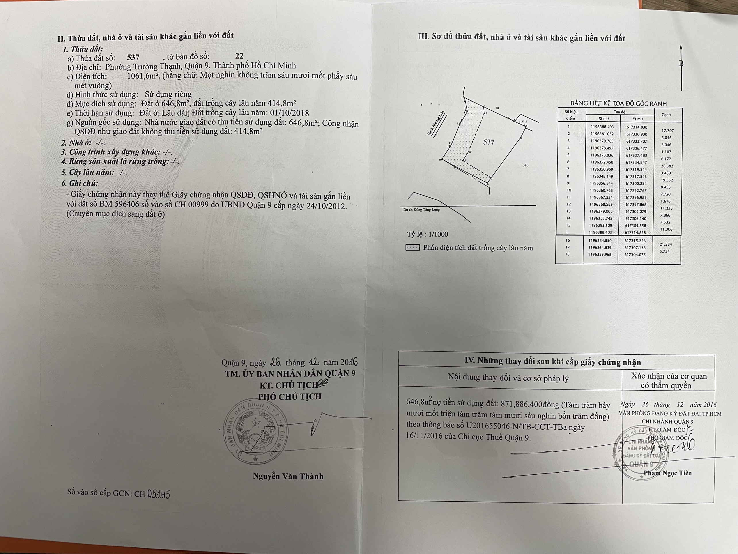 Bán đất đường số 8 Thành phố Thủ Đức