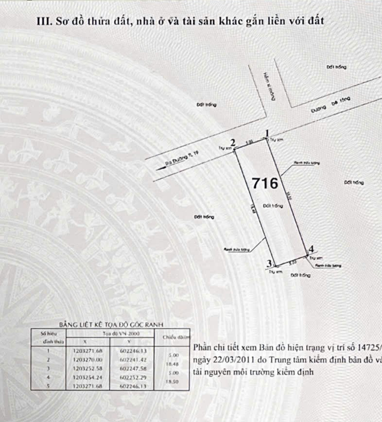 Bán đất đường Thạnh Lộc 41, phường Thạnh Lộc, Quận 12