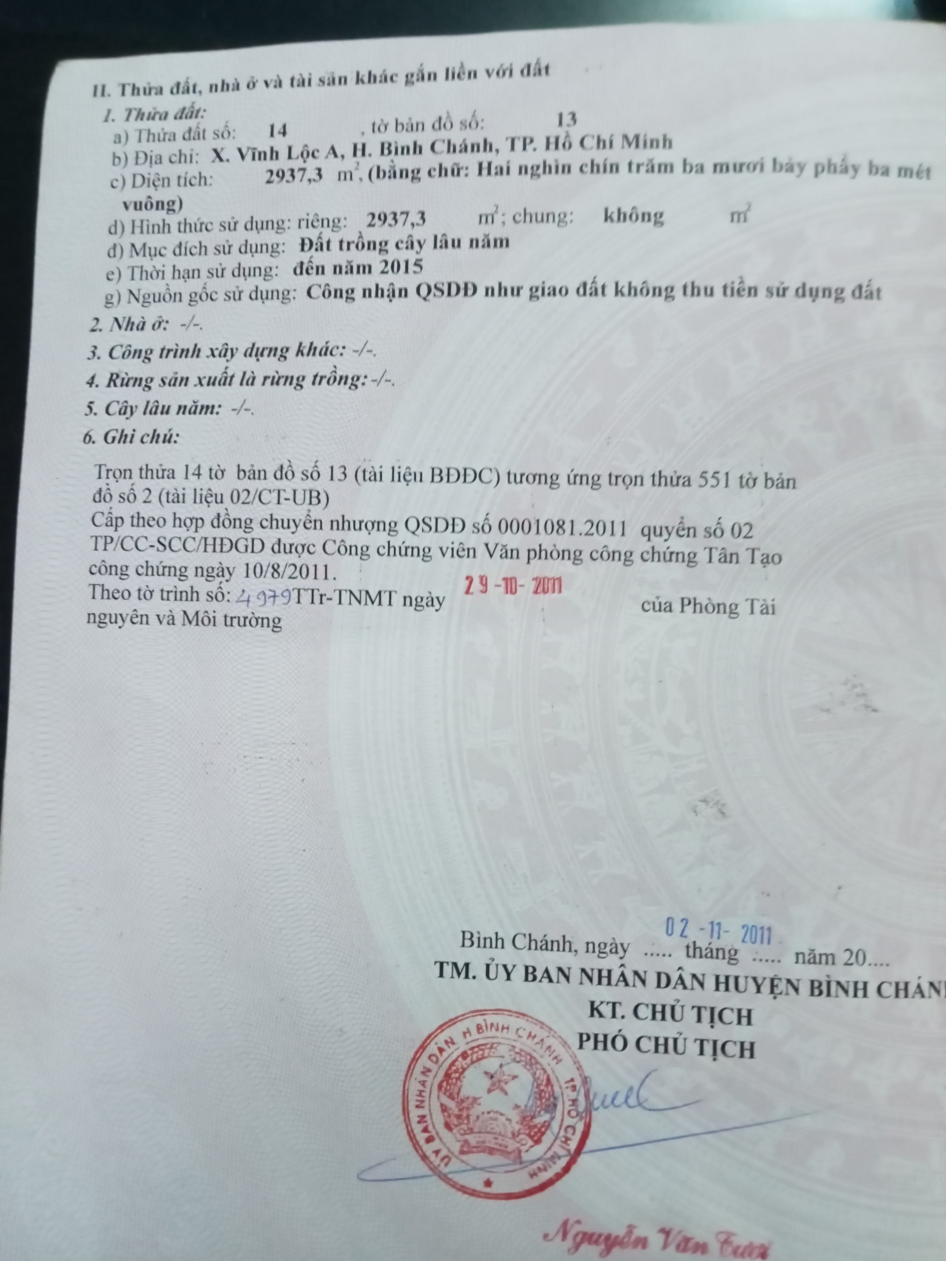 Bán đất đường Nữ Dân Công huyện Bình Chánh