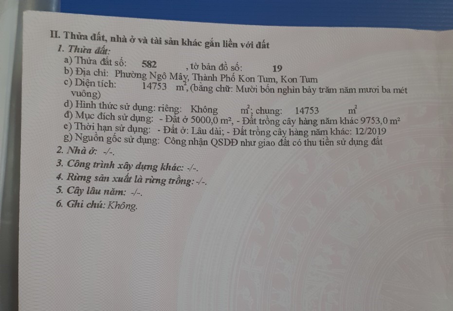 Bán đất phường Ngô Mây, Thành phố Kon Tum, tỉnh Kon Tum