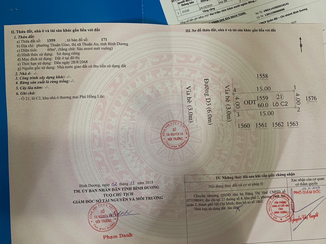 Bán đất đường D3, Thành phố Thuận An, tỉnh Bình Dương