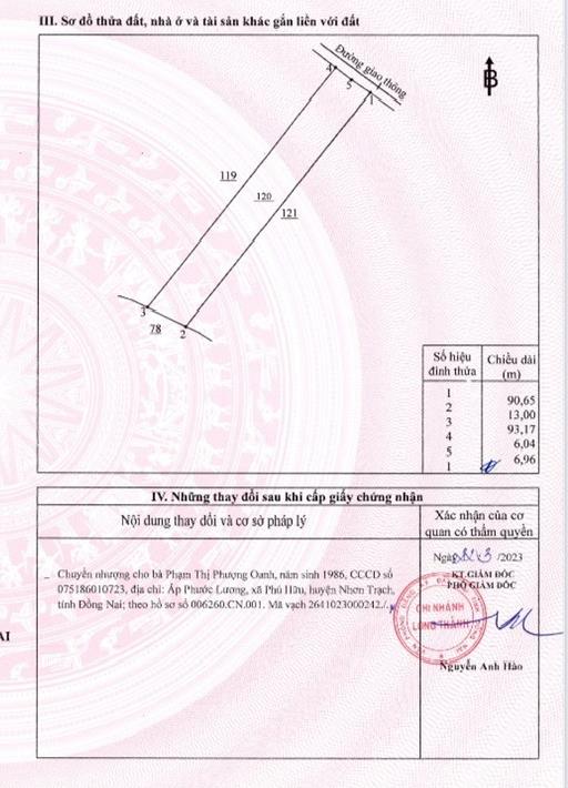 Bán đất xã Bàu Cạn tỉnh Đồng Nai