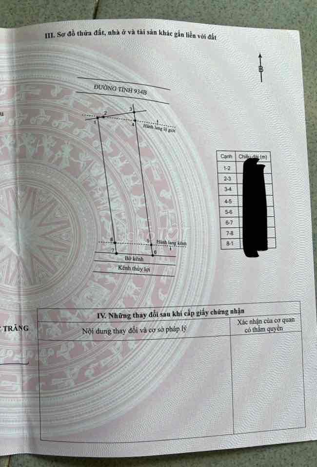 Bán đất xã Liêu Tú tỉnh Sóc Trăng