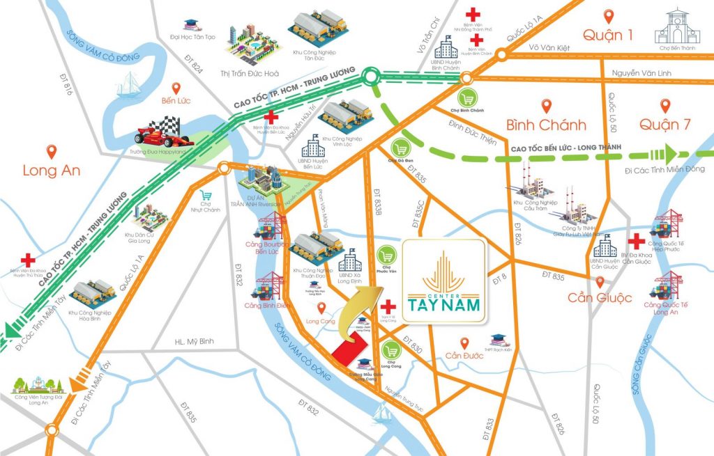 Bán đất xã Long Cang tỉnh Long An