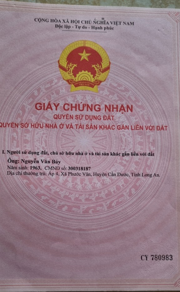 Bán đất xã Long Khê tỉnh Long An