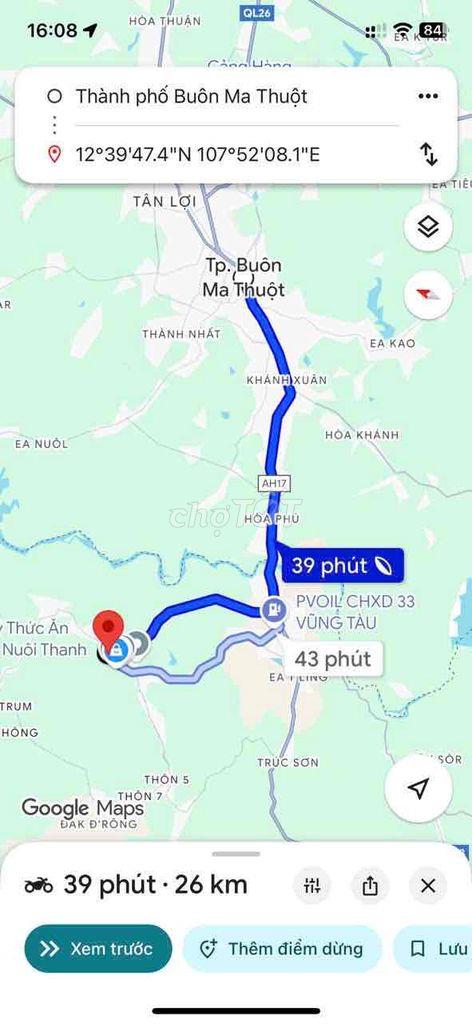Bán đất xã Nam Dong tỉnh Đắk Nông