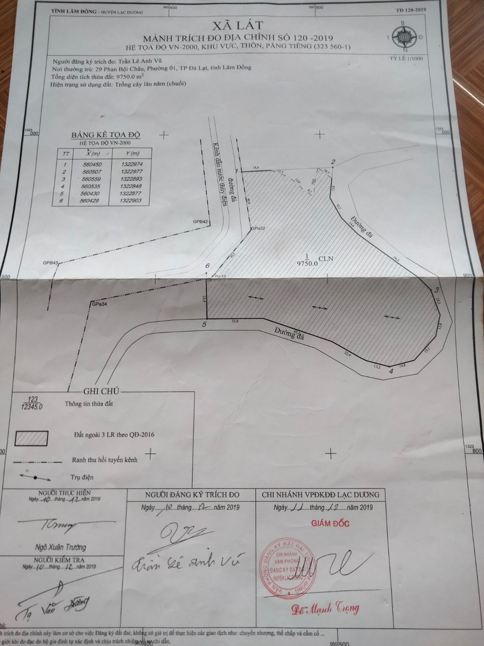 Bán đất xã Lát tỉnh Lâm Đồng