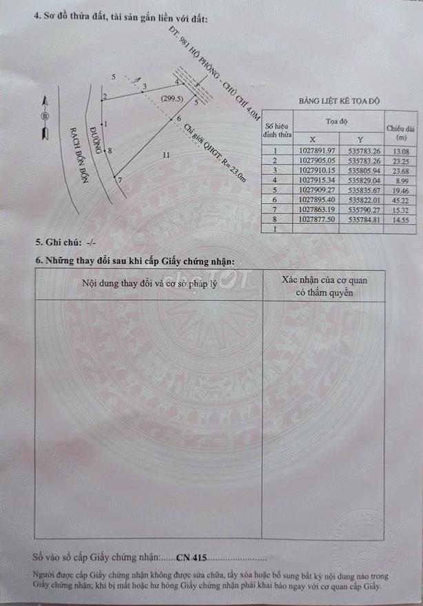 Bán đất xã Phong Thạnh Tây tỉnh Bạc Liêu