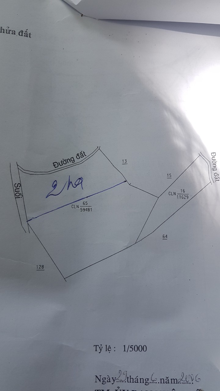 Bán đất xã Tân Định tỉnh Bình Dương