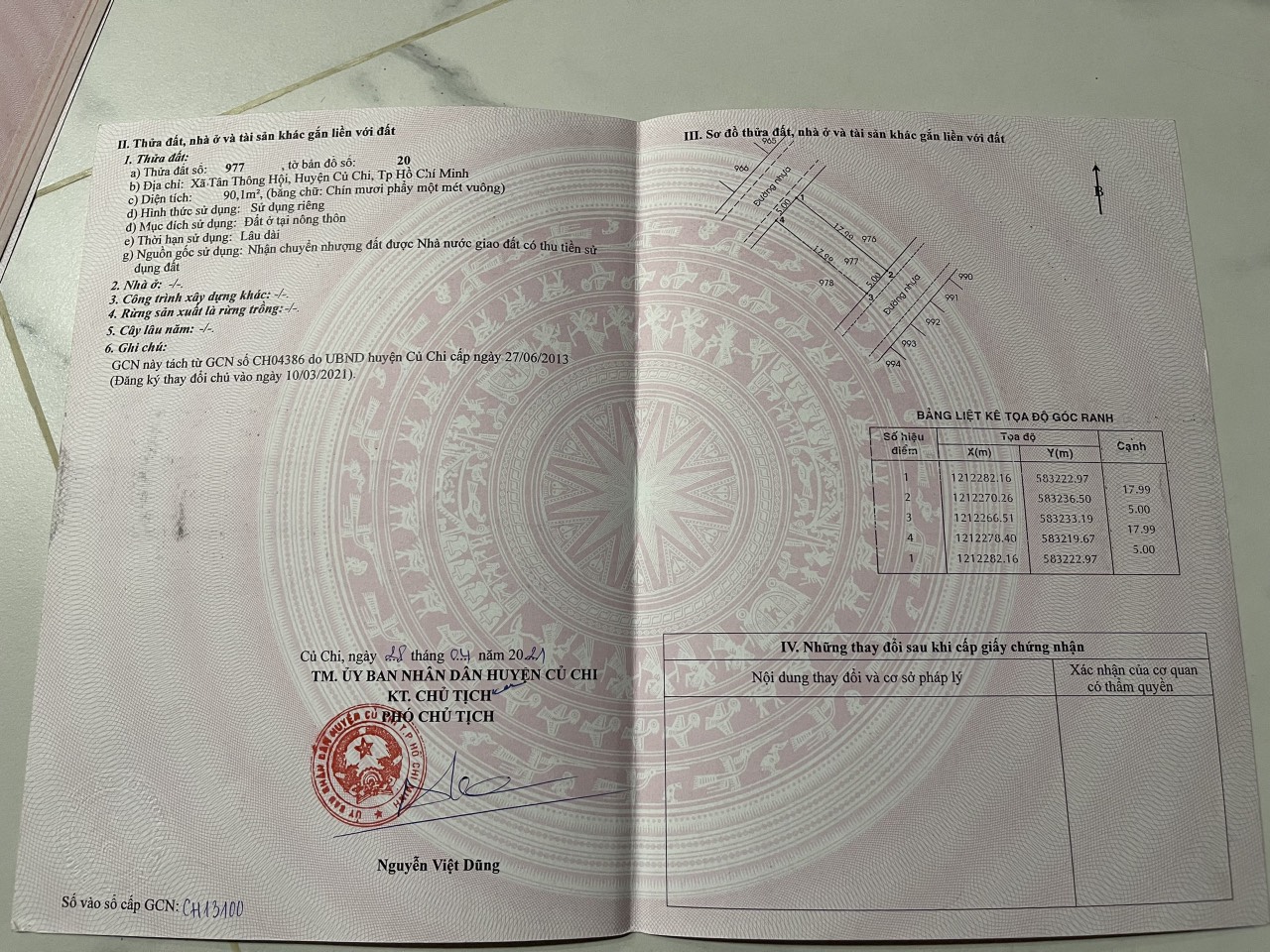 Bán đất xã Tân Thông Hội, xã Tân Thông Hội, huyện Củ Chi