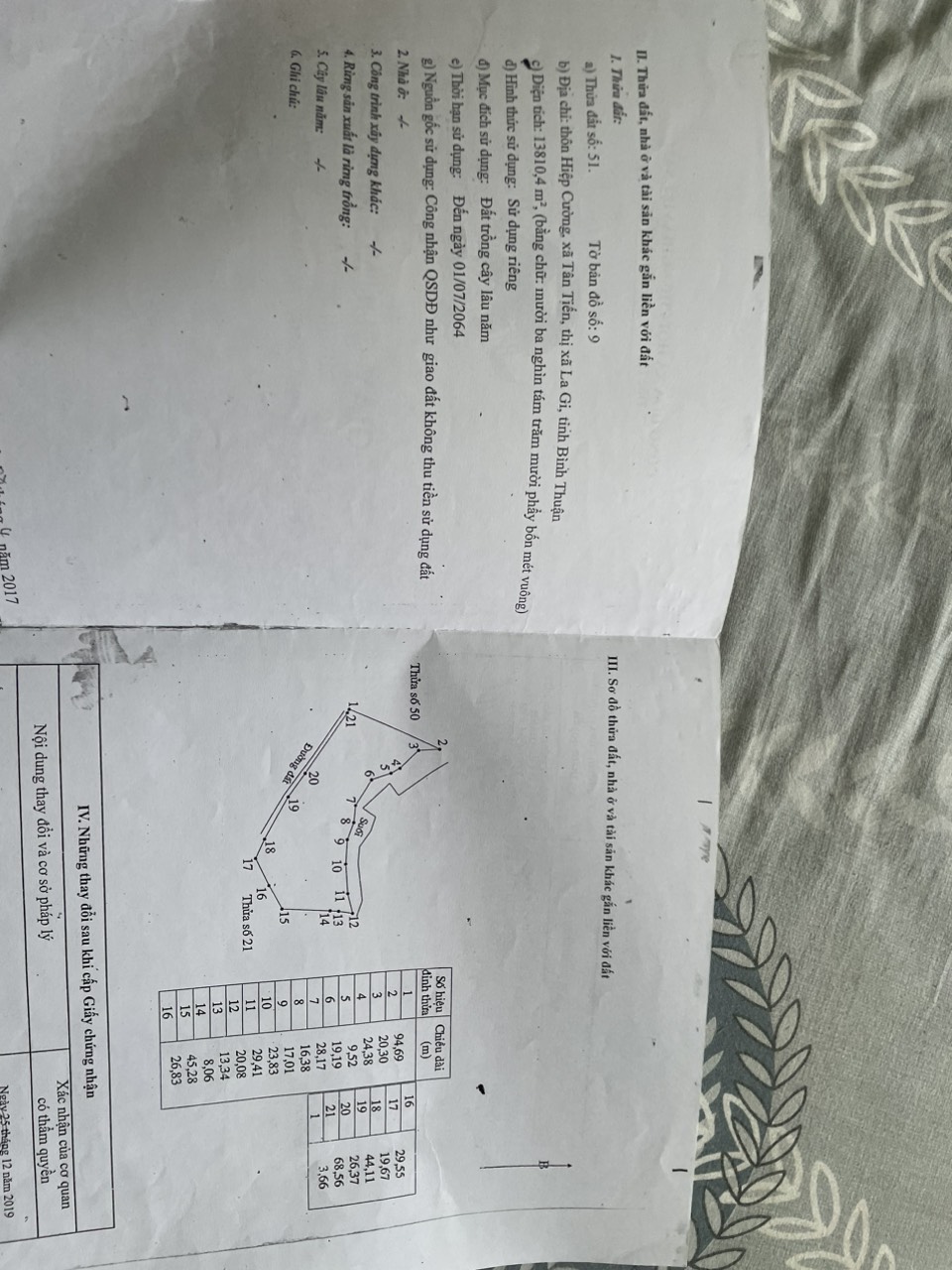 Bán đất xã Tân Tiến tỉnh Bình Thuận