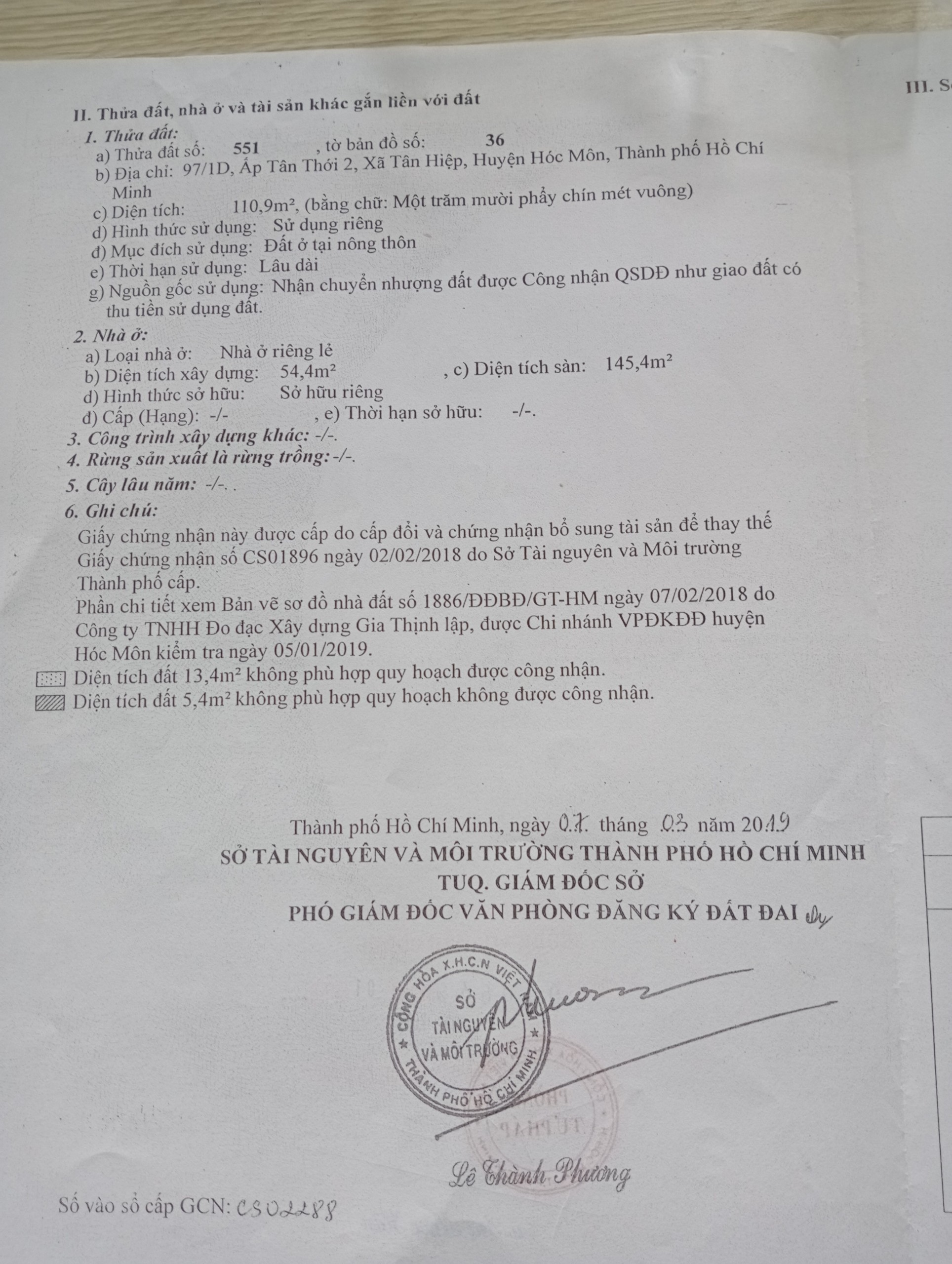 Bán nhà đường Lê Thị Lơ huyện Hóc Môn