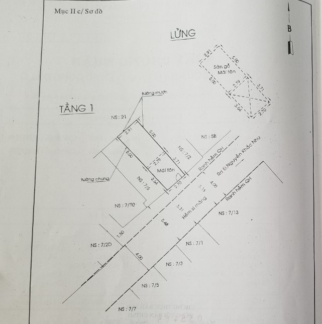 Bán nhà đường Nguyễn Khắc Nhu Quận 1