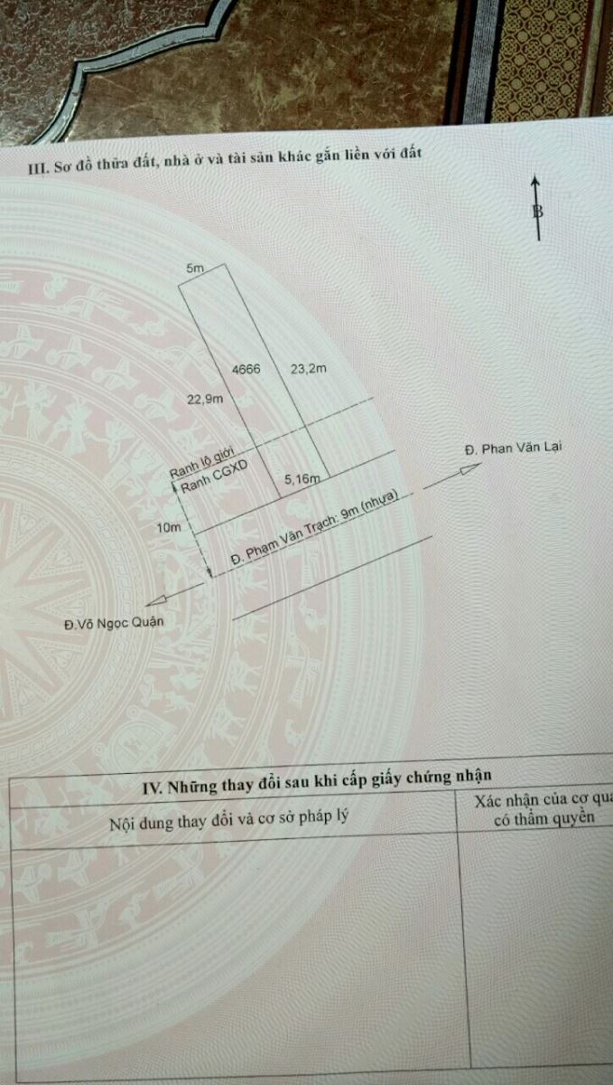 Bán nhà đường Phạm Văn Trạch tỉnh Long An