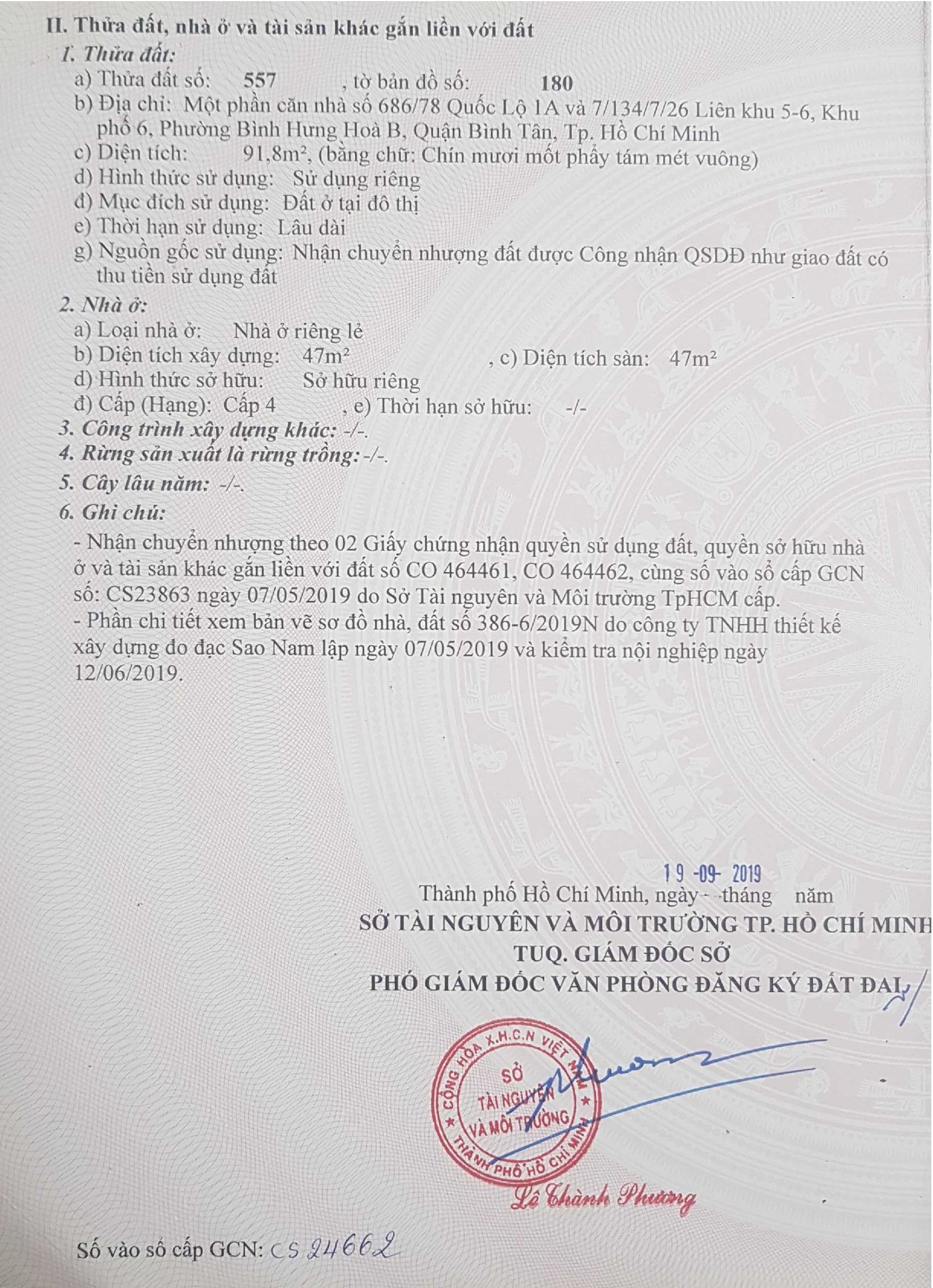 Bán nhà đường Quốc Lộ 1A, phường Bình Hưng Hòa B, quận Bình Tân