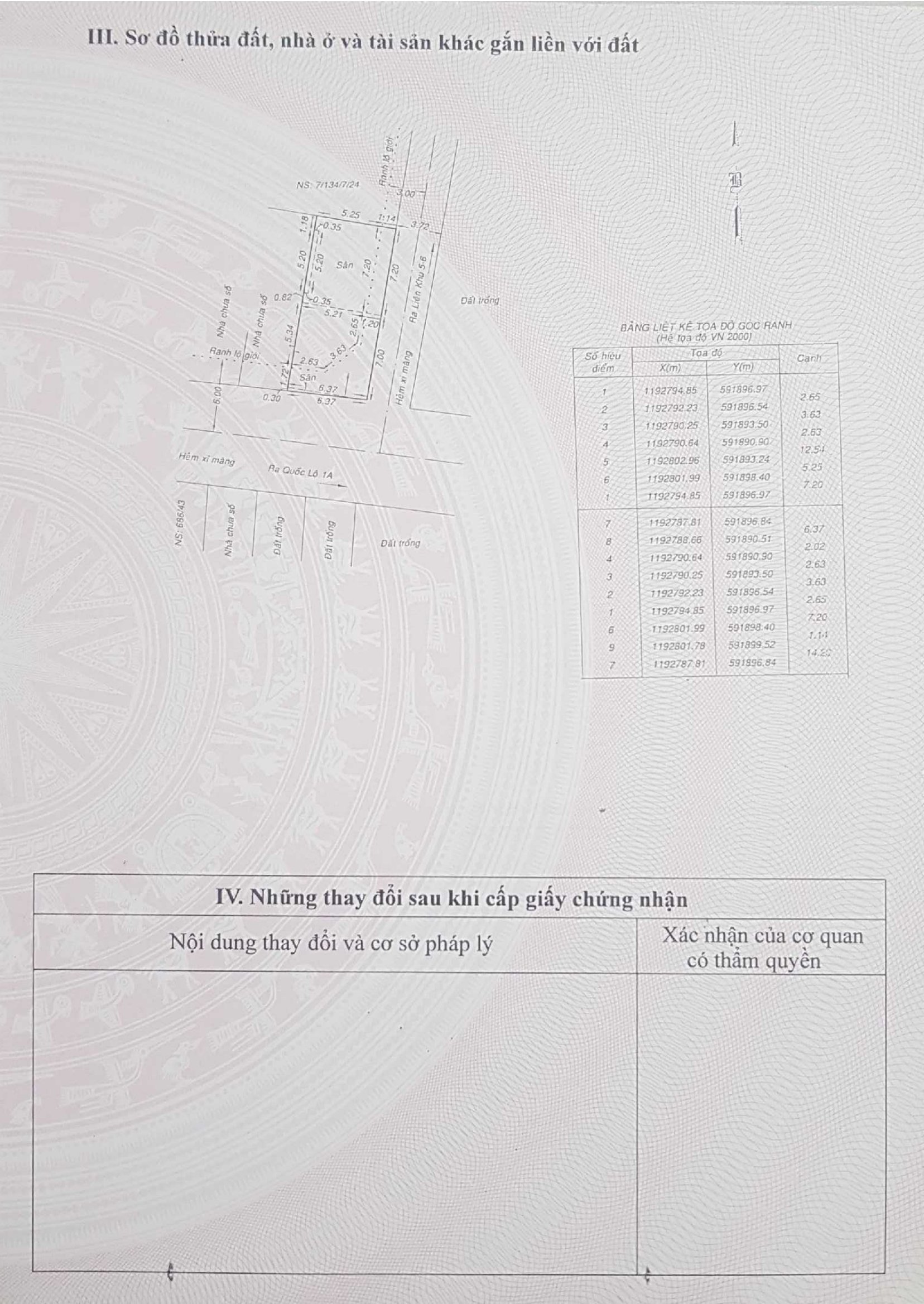 Bán nhà đường Quốc Lộ 1A quận Bình Tân