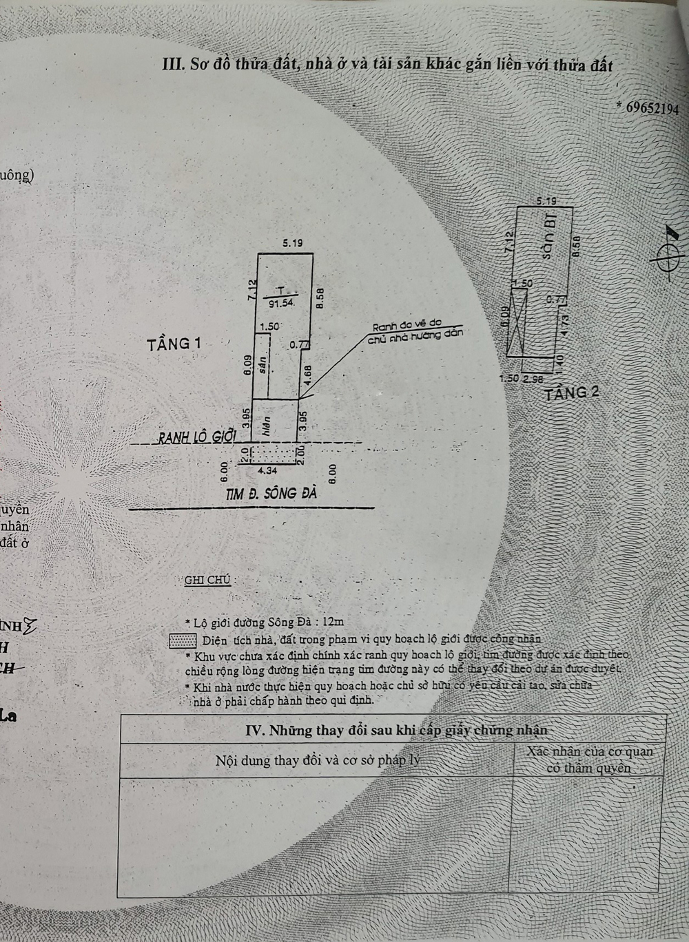 Bán nhà đường Sông Đà quận Tân Bình