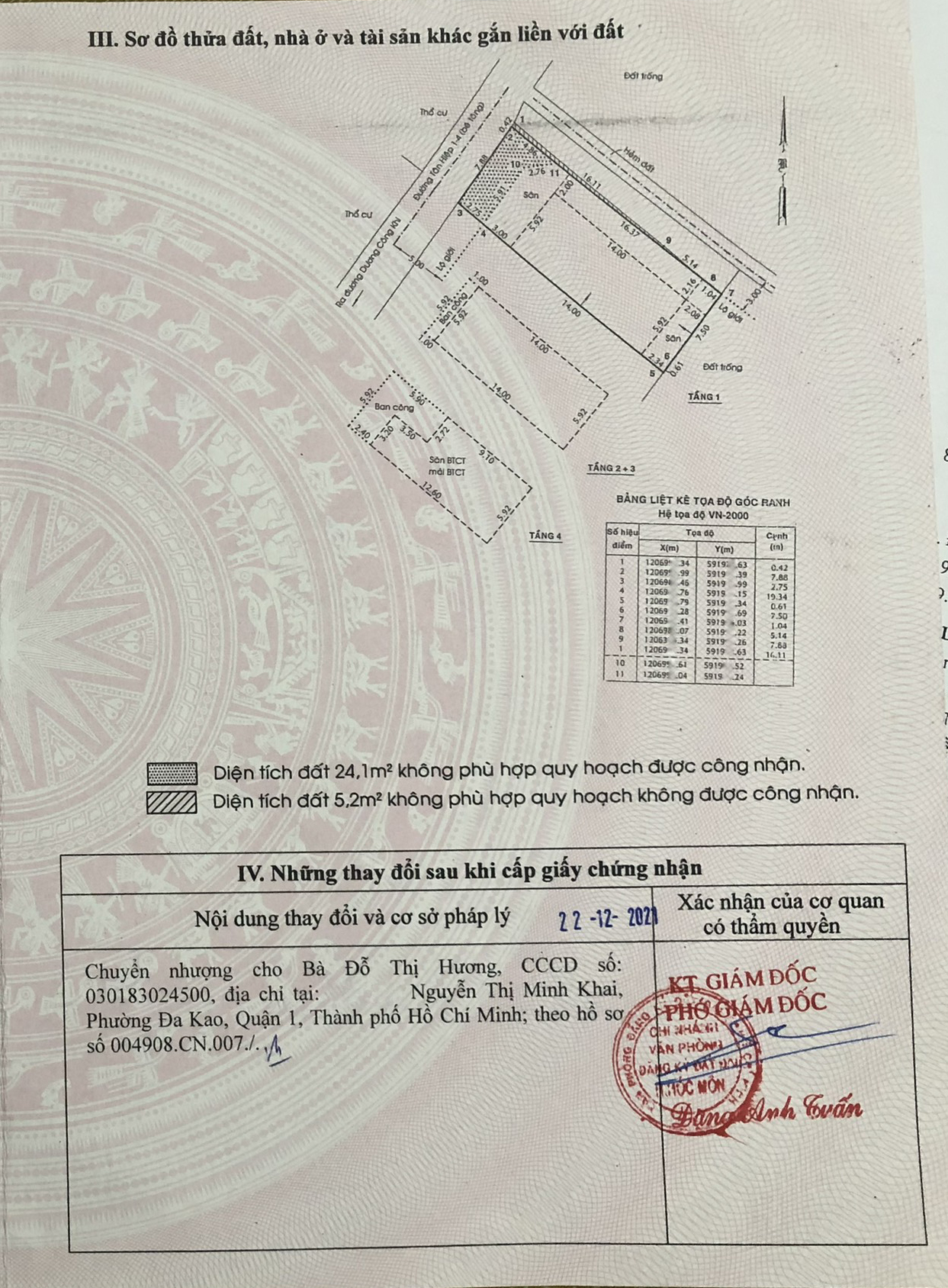 Bán nhà đường Tân Hiệp 1-4 huyện Hóc Môn