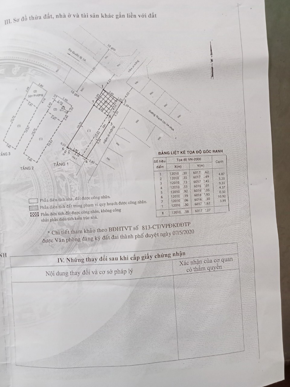Bán nhà đường Thạnh Lộc 4 Quận 12