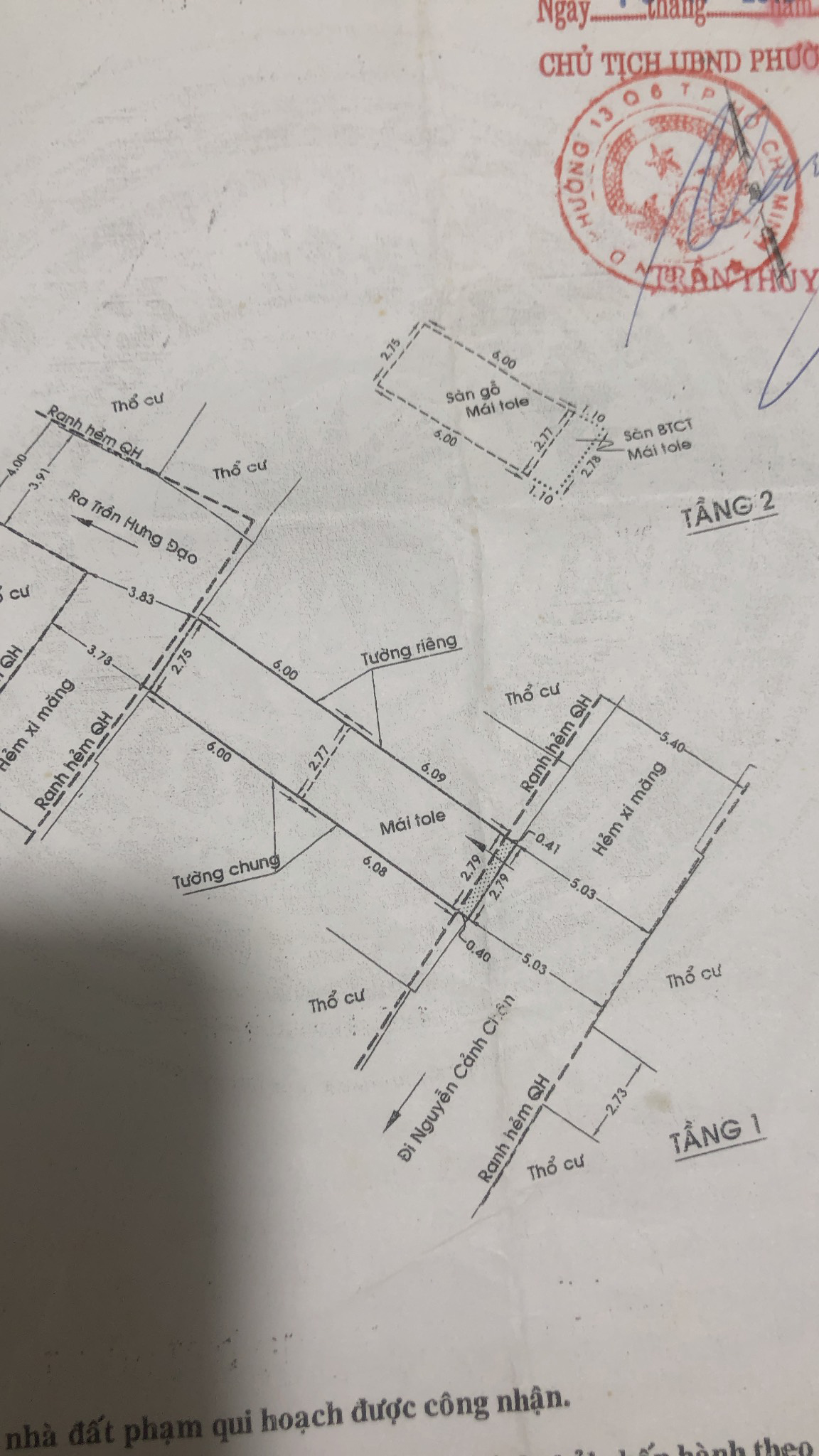Bán nhà đường Trần Hưng Đạo Quận 1