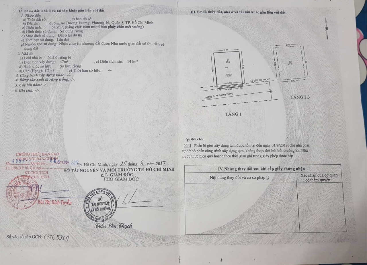 Bán nhà đường An Dương Vương Quận 8