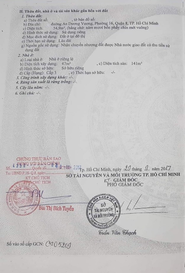 Bán nhà đường An Dương Vương Quận 8