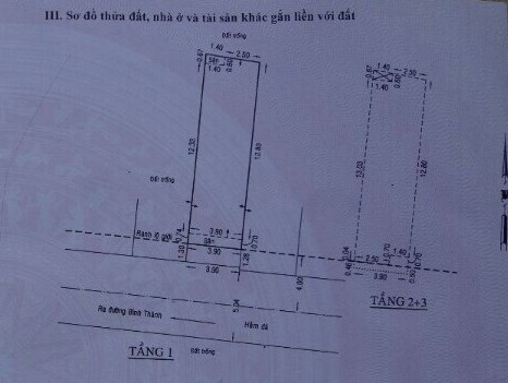 Bán nhà đường Bình Thành quận Bình Tân