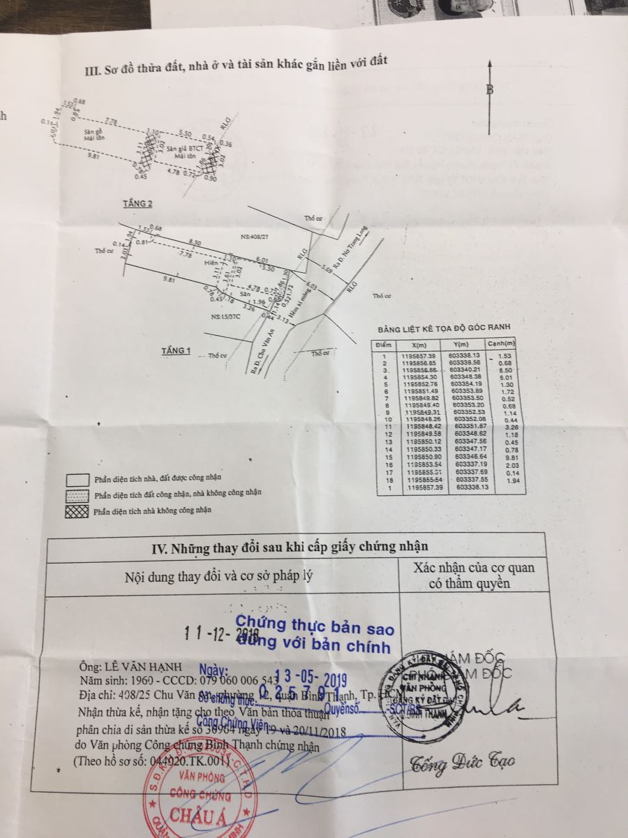 Bán nhà đường Chu Văn An quận Bình Thạnh