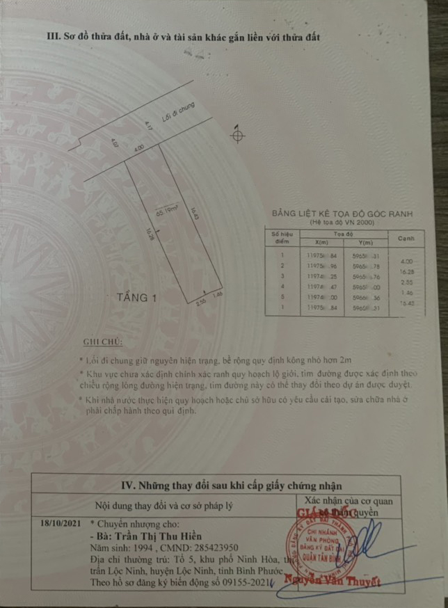 Bán nhà đường Cống Lỡ quận Tân Bình