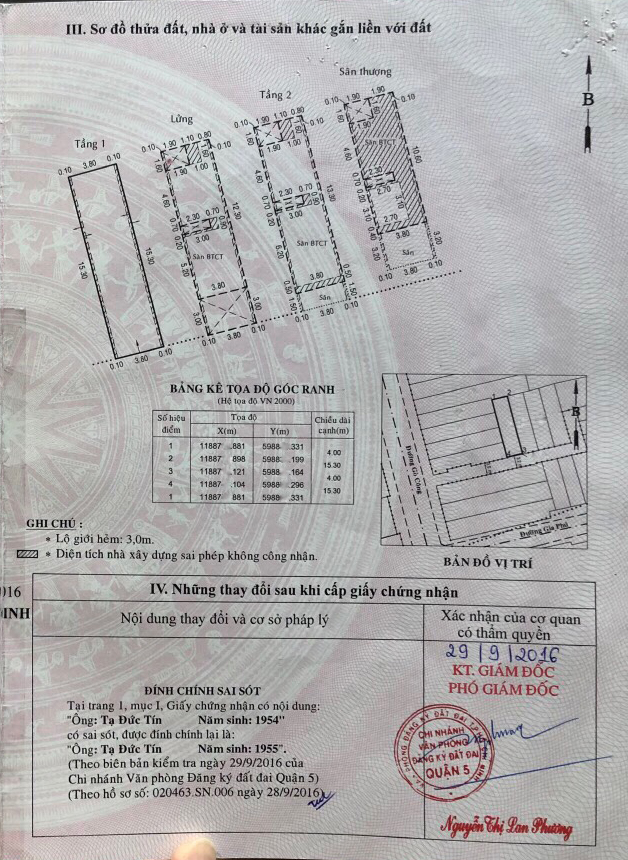 Bán nhà đường Gò Công Quận 5