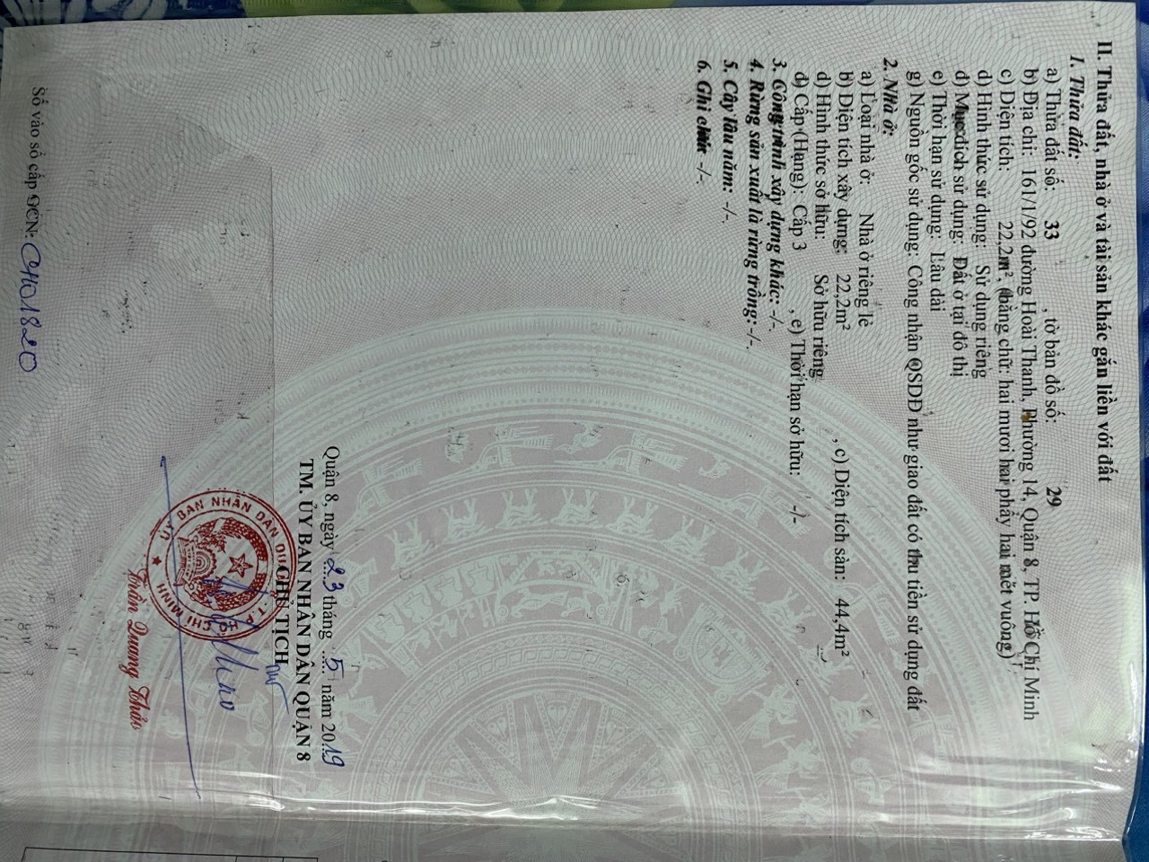 Bán nhà đường Hoài Thanh Quận 8