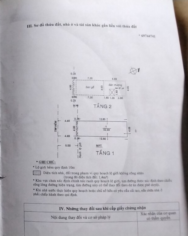 Bán nhà đường Hoàng Hoa Thám quận Tân Bình