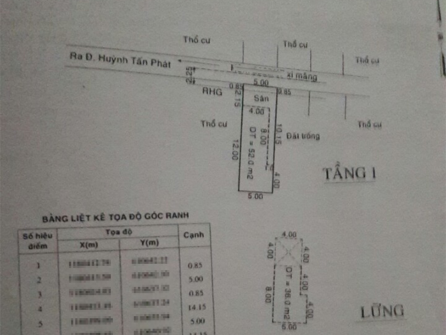 Bán nhà đường Huỳnh Tấn Phát huyện Nhà Bè