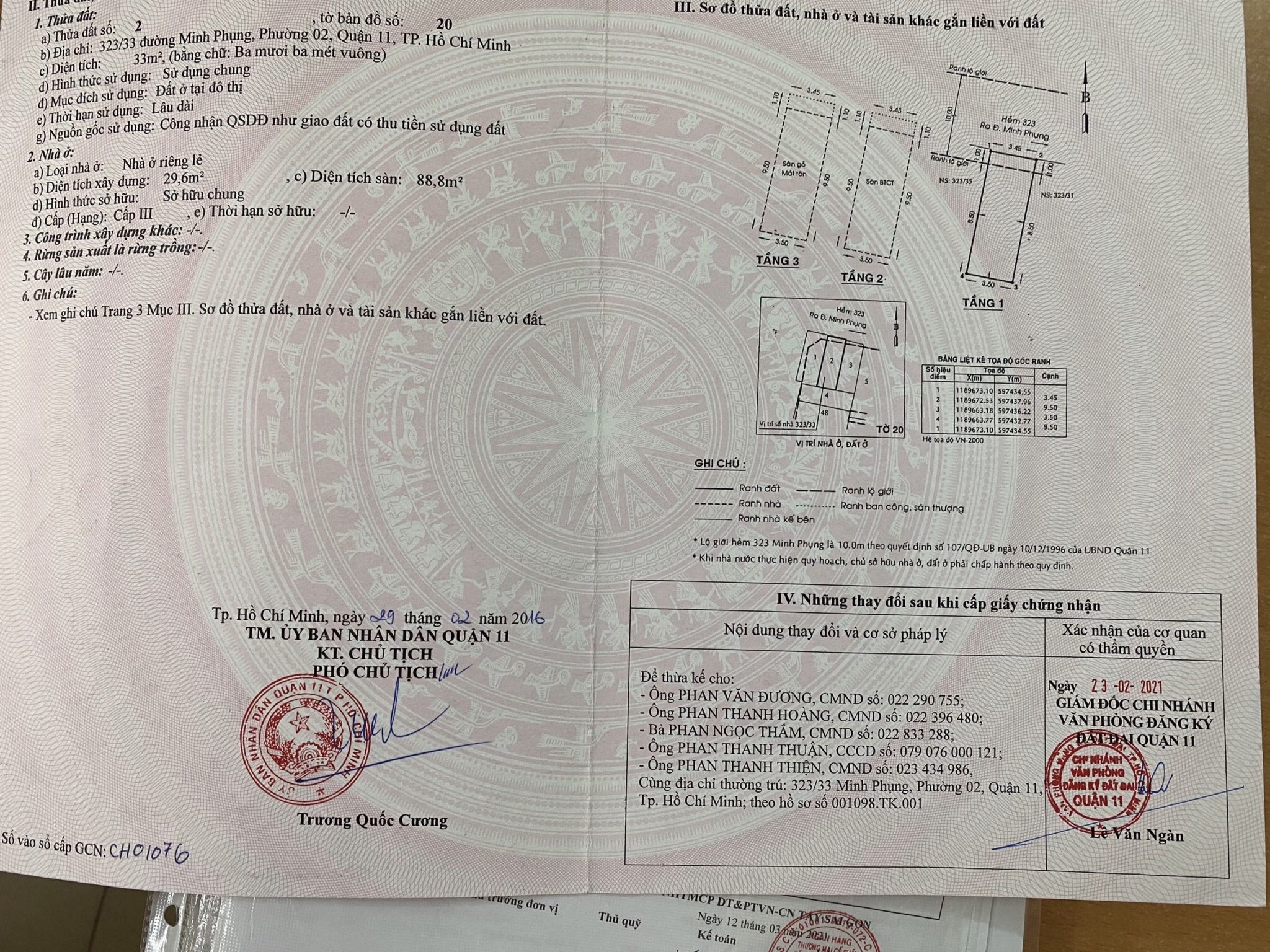 Bán nhà đường Minh Phụng Quận 11