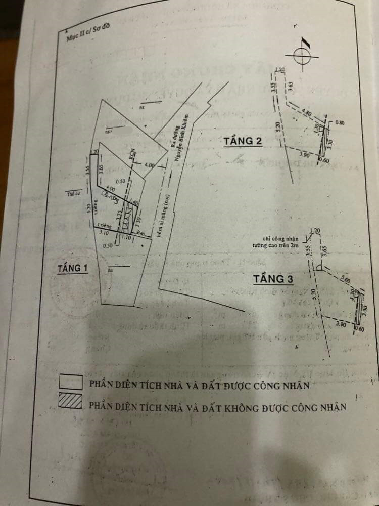 Bán nhà đường Nguyễn Bỉnh Khiêm quận Gò Vấp