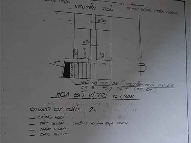 Bán căn hộ chung cư 671 Nguyễn Trãi Quận 5