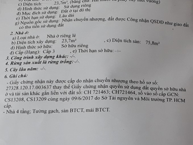 Bán nhà đường Phú Đinh Quận 5