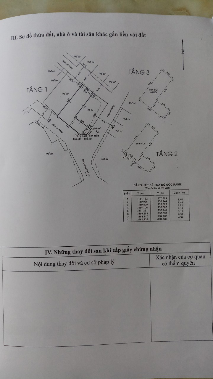 Bán nhà đường Phú Mỹ quận Bình Thạnh