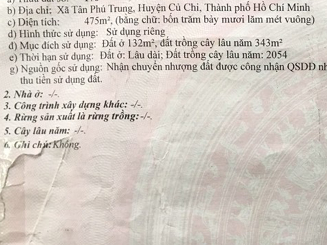 Bán nhà đường số 67 huyện Củ Chi