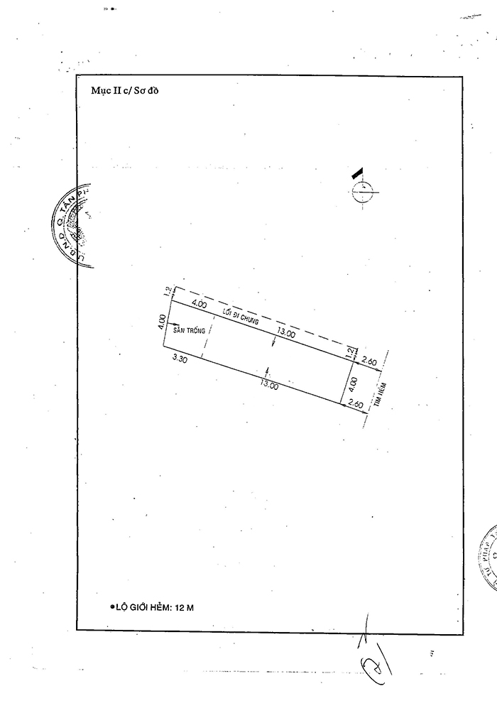 Bán nhà đường Thạch Lam quận Tân Phú