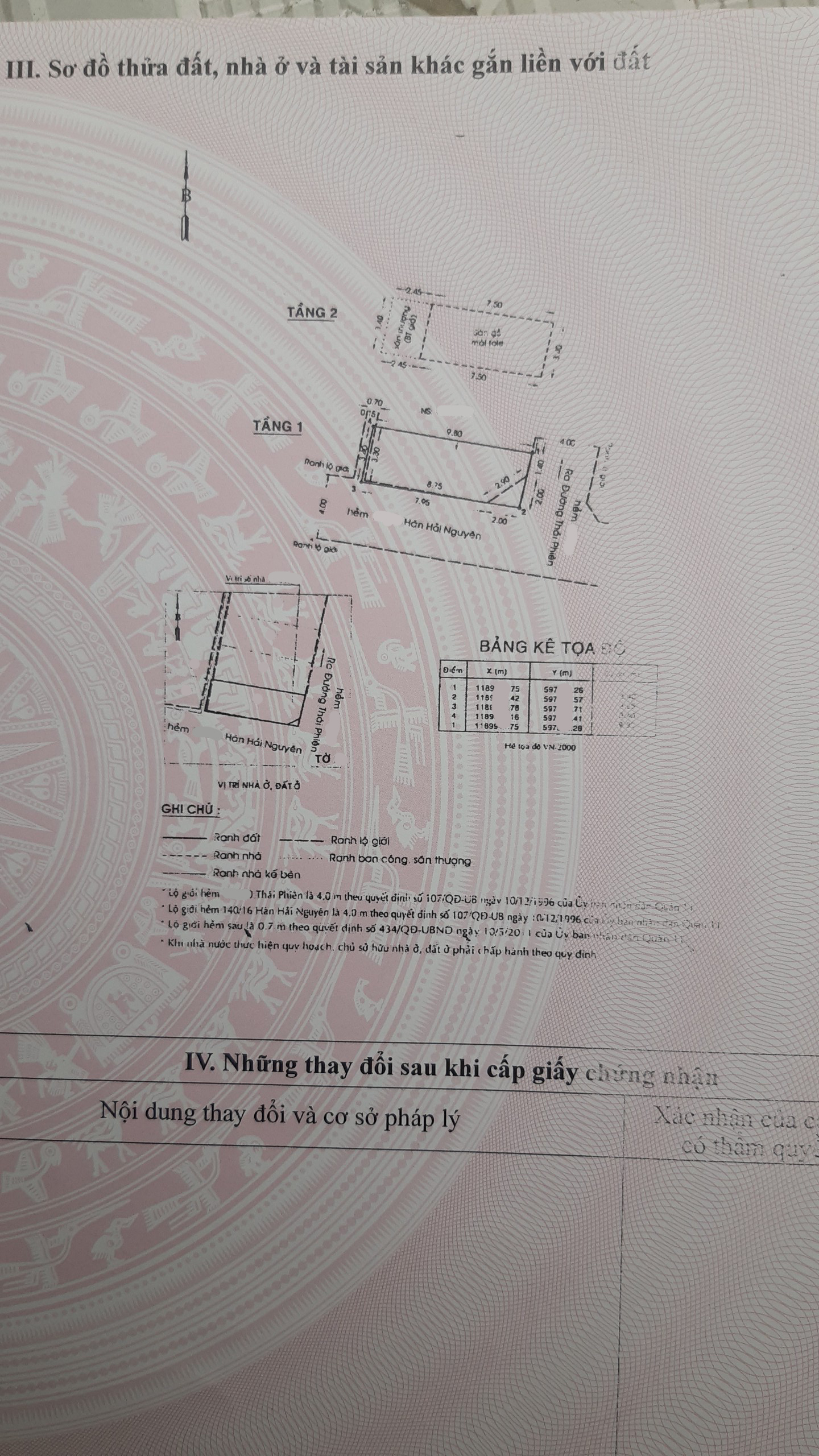 Bán nhà đường Thái Phiên Quận 11