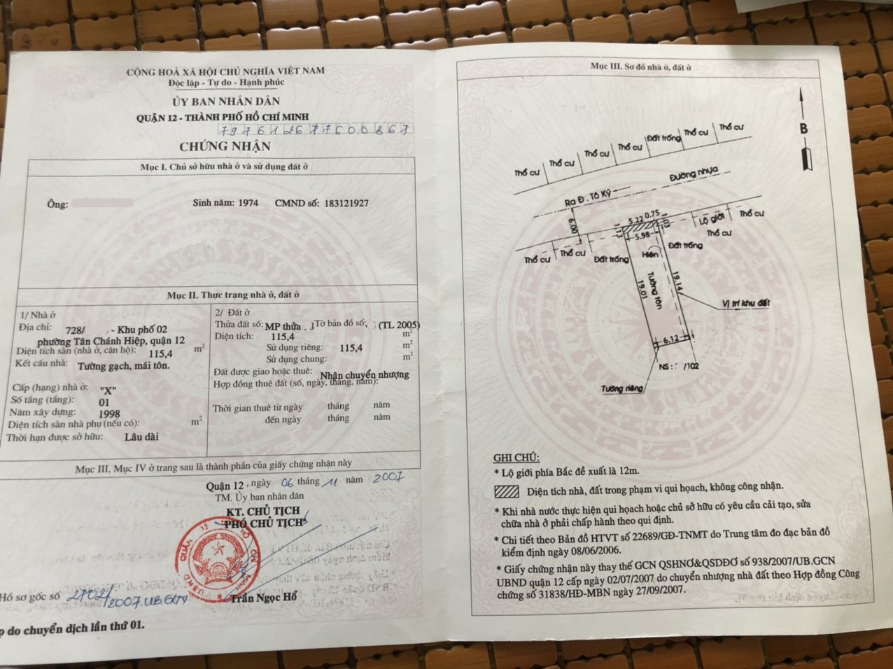 Bán nhà đường Tô Ký Quận 12