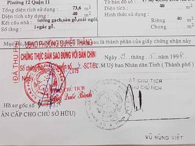 Bán nhà đường Tuệ Tĩnh Quận 11