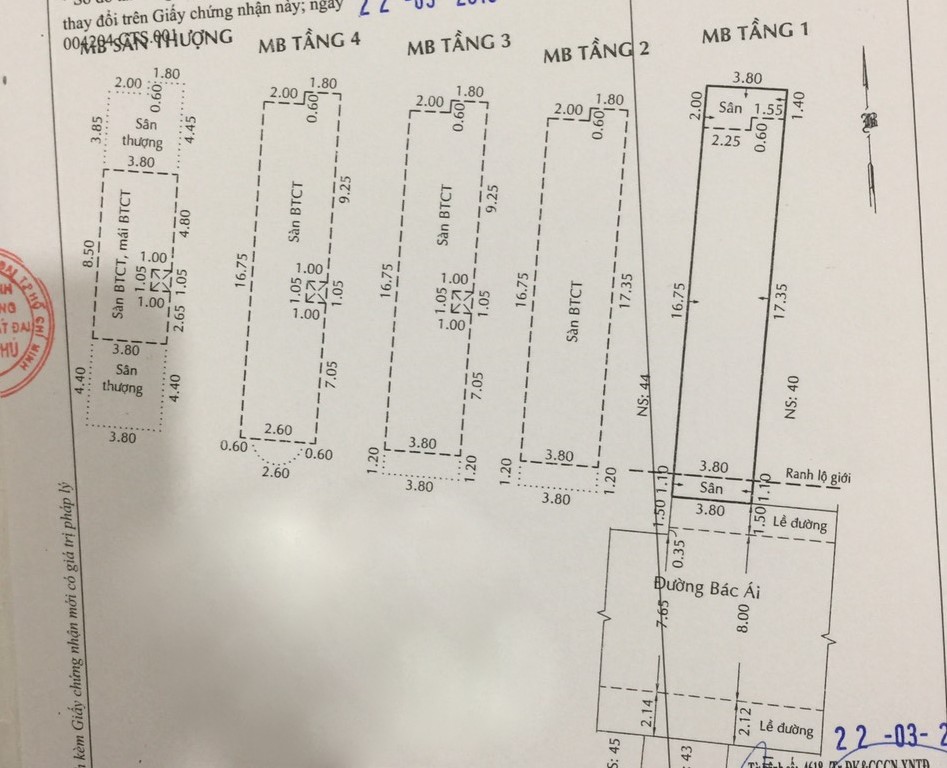 Bán nhà đường Bác Ái quận Tân Phú