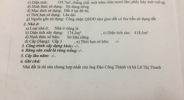 Bán nhà đường Bình Lợi quận Bình Thạnh